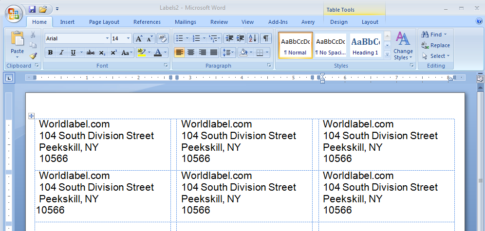 Avery 8160 Label Template For Word TUTORE ORG Master Of Documents