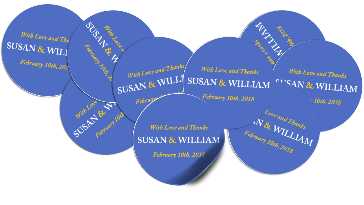 Designing Round & Oval Labels with Word Within Word Label Template 12 Per Sheet