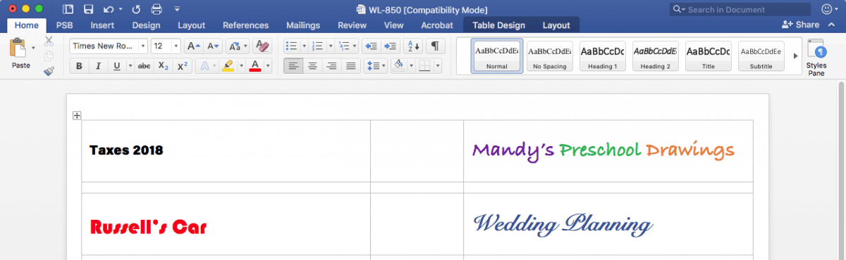 How To Create File Folder Labels In Word From Excel List Printable 