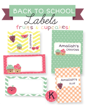 School Smart Printer Label Templates