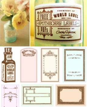 Bottle labels for your Apothecary Products  Free printable labels &  templates, label design @WorldLabel blog!