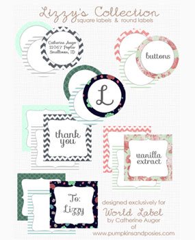 Chalk Labels in fillable templates  Free printable labels & templates,  label design @WorldLabel blog!