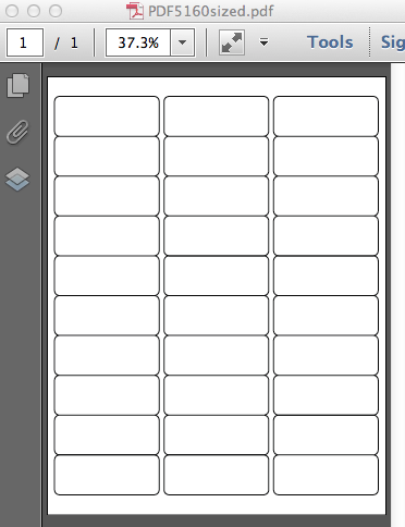 Label template avery 5163