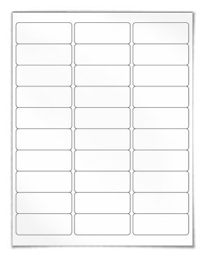 2 6875 X 2 White Non Wrap 3 1 2 Inch Disk Label 15 Labels Per Sheet 100 Sheets Per Carton
