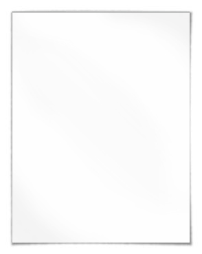 Blank Cardstock | White | 5