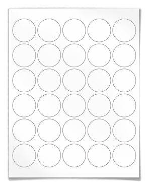 3.25 inch Circle Template, Circle sticker template, Circle l