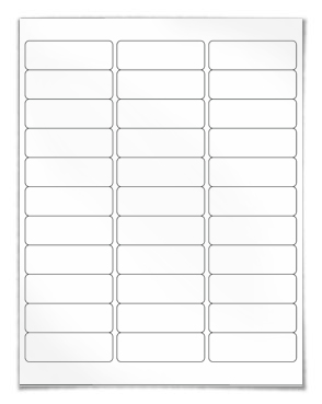 100 Sheets Of Printer Address Labels 8 Per Page Sheet