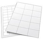 Adhesive Labels with Square Corners