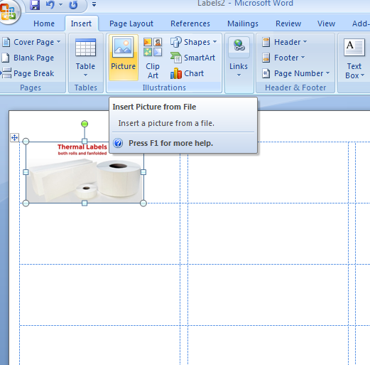1 X 2 5 8 Label Template Microsoft Word