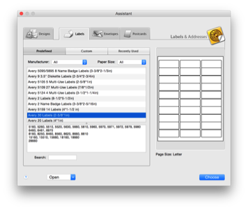 Mac mail merge labels