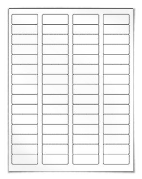 10 per sheet Blank Address Labels Fits Word Template 4" x 2" Inkjet & Laser 