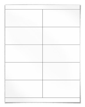 Blank Table Chart With 4 Columns