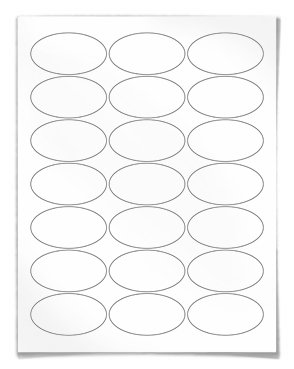 5 Sheets 72mm Diameter 6 Labels Per Sheet Multi Purpose White Peelable Round Labels